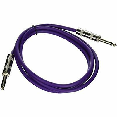 SASTSX-6Purple-6PK 6-Feet 1/4-Inch Guitar, Instrument, Or Patch Cable, Musical