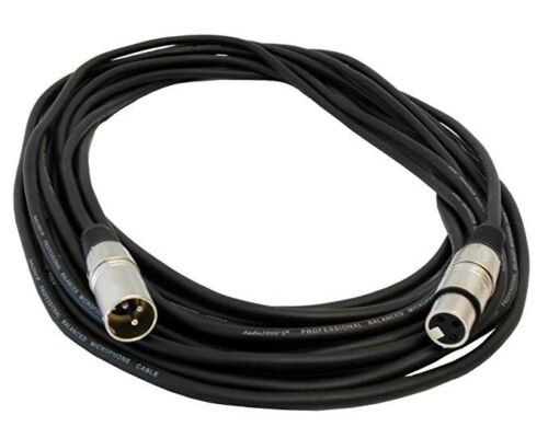 Audio2000'S ADC2032-P 33' XLR Female to XLR Male Balanced Microphone Cable