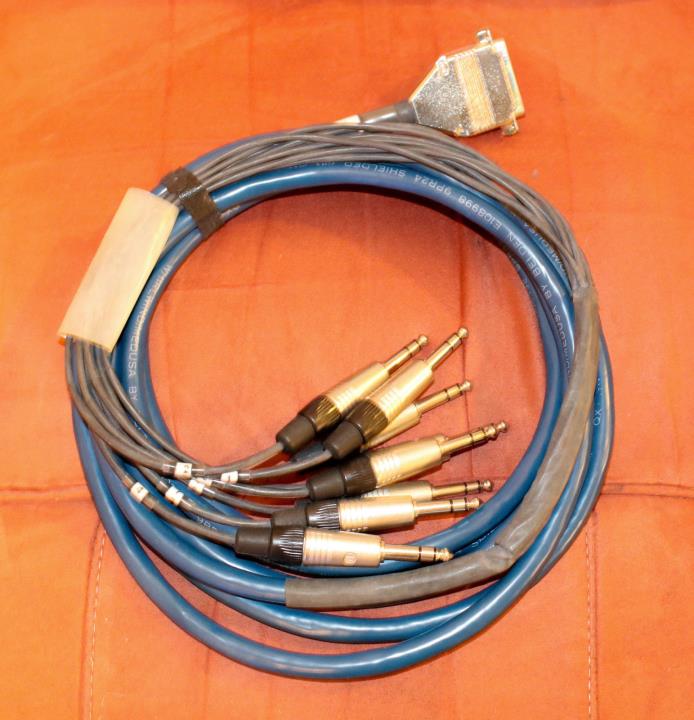 Professional 8 channel audio subsnake 15 feet 1/4