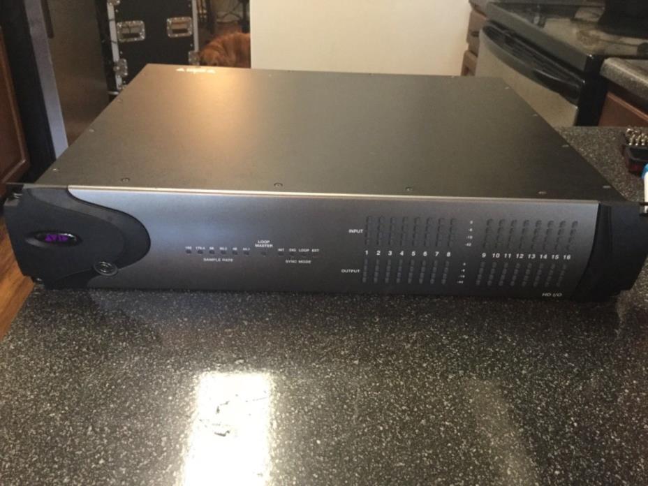 Avid HD I/O Analog and Digital Interface
