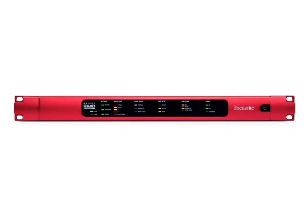 Focusrite Pro RedNet D64R 64 Channel MADI-Dante Bridge