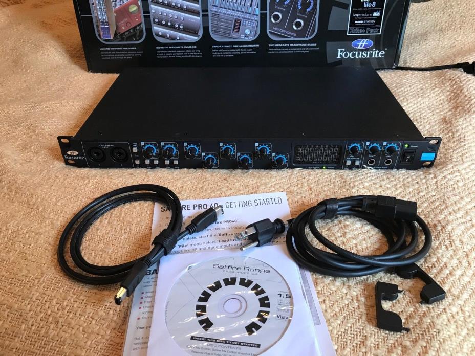 Focusrite Saffire PRO 40 Digital Recording Interface