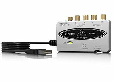 Behringer U-Phono Ufo202 Usb Audio Interface With Built-In Phono Preamp