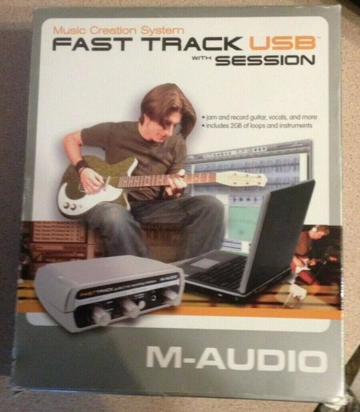 M-Audio Fast Track Music Creation System USB With Session Free Shipping