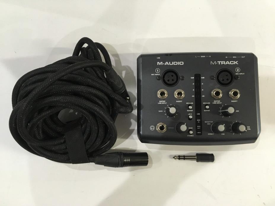M-Audio M-Track Plus - 2-Channel USB Audio/MIDI Interface