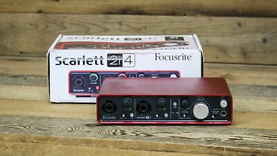 Focusrite Scarlett 2i4 USB Audio Interface - 2-i-4 Soundcard U115730