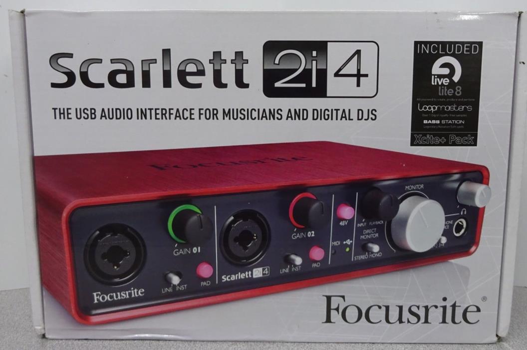 Focusrite Scarlett 2i4 (2nd Gen) USB Audio Interface