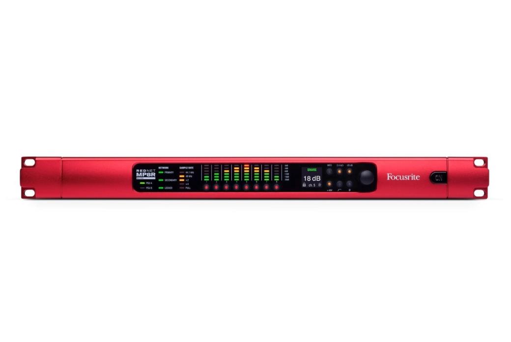 Focusrite Pro RedNet MP8R 8-Channel Remote-Controlled Mic Pre