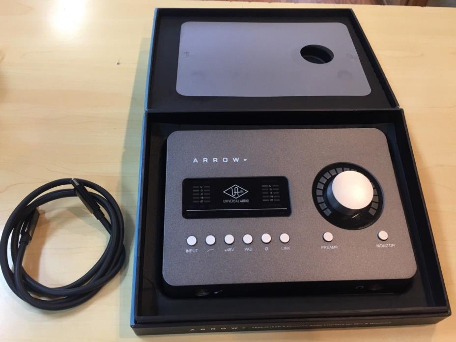 Universal Audio Arrow 2x4 Thunderbolt 3 Audio Interface UAD 2 SOLO