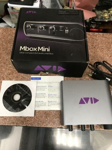 AVID Mbox Mini Ultra Compact 2x2 Audio Interface Pro Tools