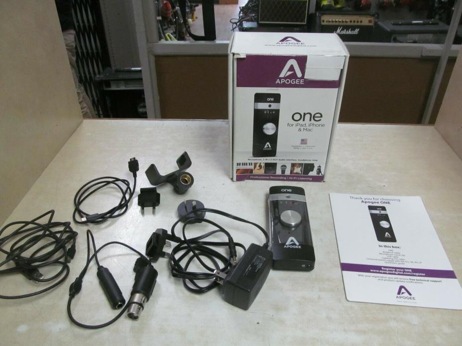 Apogee ONE audio interface for MAC & IOS