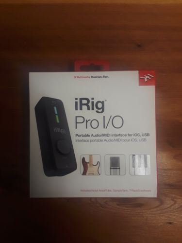 IK Multimedia iRig Pro I/O - Portable Audio/MIDI interface for iOS / USB