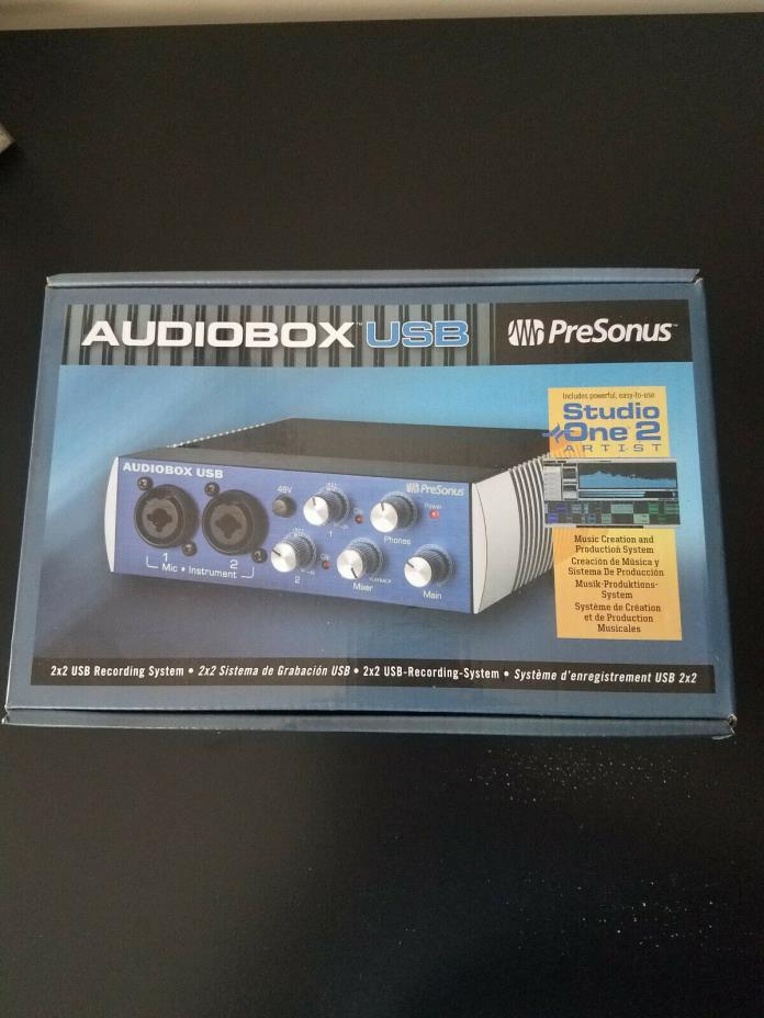 PreSonus AudioBox Studio USB Audio Interface.USED good condition with manual