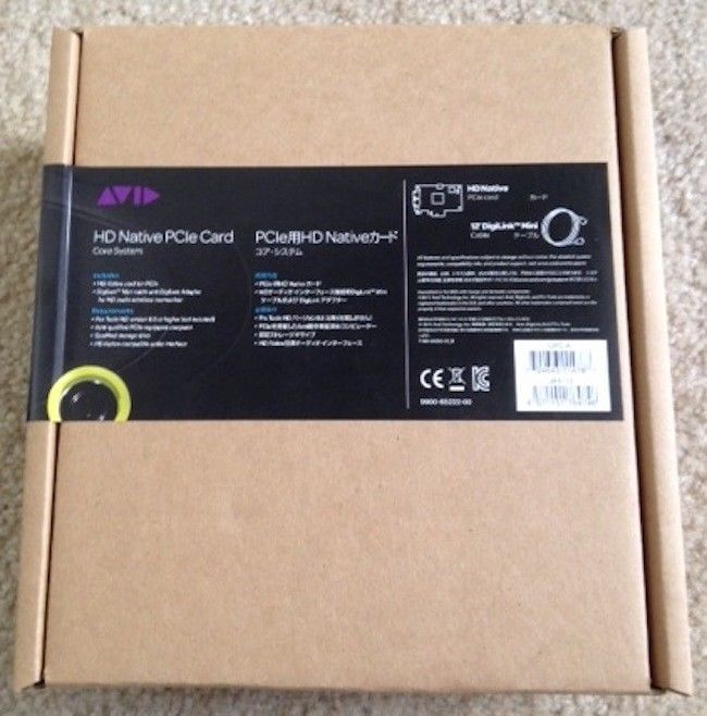 Avid HD Native PCIe Card - Sealed Box - Brand New and UN-REGISTERED