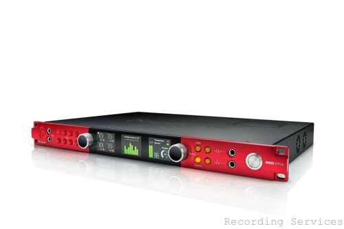 Focusrite RED 8PRE 64x64 all-in-one interface, 32x32 Dante I/O Studio Preamp