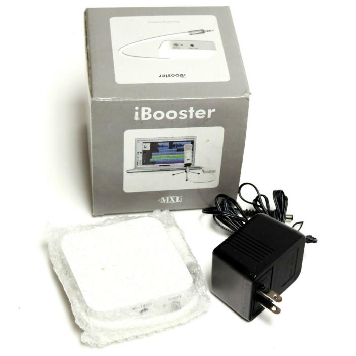 MXL iBooster Microphone & Electric Guitar Recording Interface for Macintosh