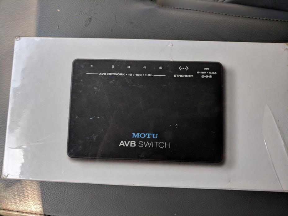 Motu AVB Switch Brand New Sealed Box