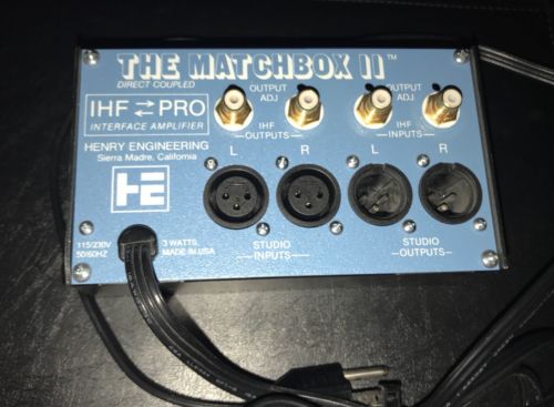Henry Engineering The Matchbox IHF PRO Interface Amp Amplifier