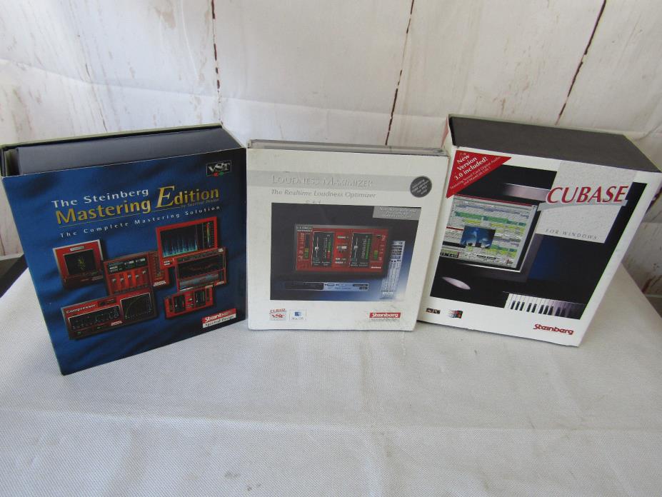 Steinberg Cubase 3.0 Windows Loundess Maximizer Mastering Edition Mac PPC  PC