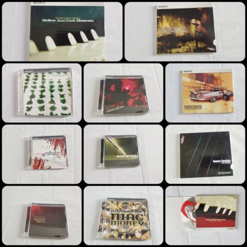 Rare Lot Of Loop & Sample CD Sonic Foundry Sony Soul Jazz Hip Hop Bass Horror