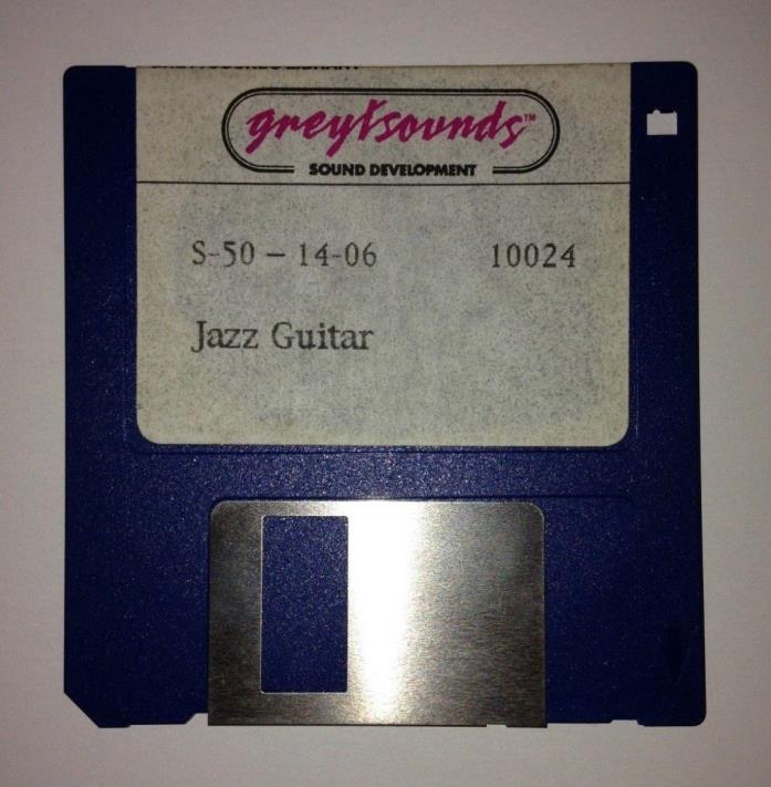 Roland S-50  14-06 Greysounds Sound Development Floppy Disk - Jazz Guitar