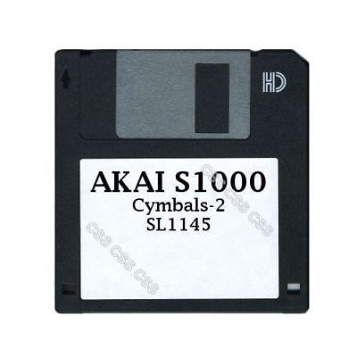 Akai S1000 Floppy Disk Cymbals-2 SL1145