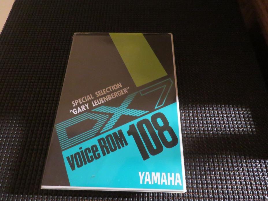 YAMAHA DX7 VOICE ROM VRC-108 SPECIAL SELECTION 