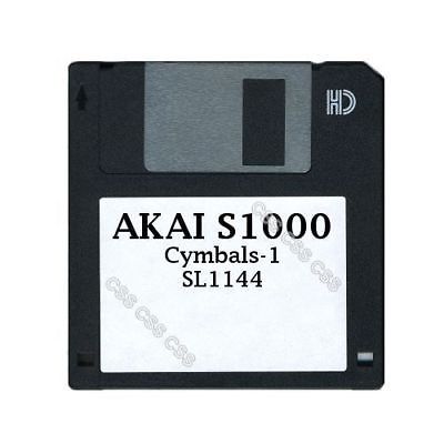 Akai S1000 Floppy Disk Cymbals-1 SL1144