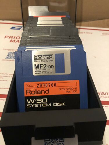 Roland W30 System & Sound Data Floppy Disks W-30