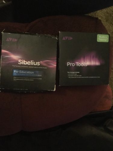 Avid Pro Tools Software with Annual Upgrade and Support Plan And Avid Sibelius