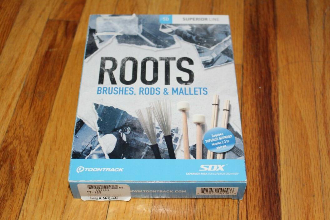Toontrack SDX SD Superior Line ~ Roots Brushes, Rods, Mallets