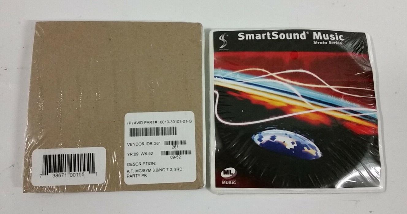 AVID 6-Disc Bundle 0010-30004-02-A Sonicfire, Squeeze , Boris FX, DVD , Core