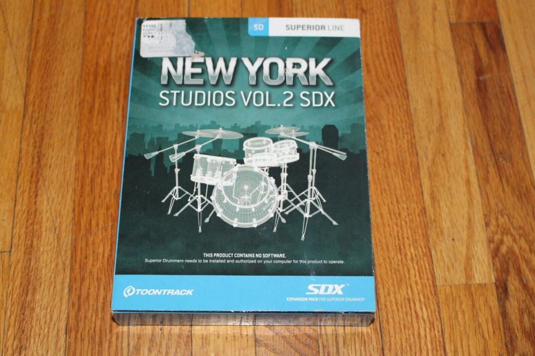 Toontrack SDX SD Superior Line ~ New York Studios Vol.2