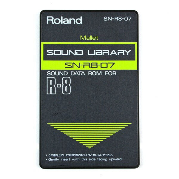 ROLAND SN-R8-07 MALLET ROM Card for R-8 drum machine R-8M