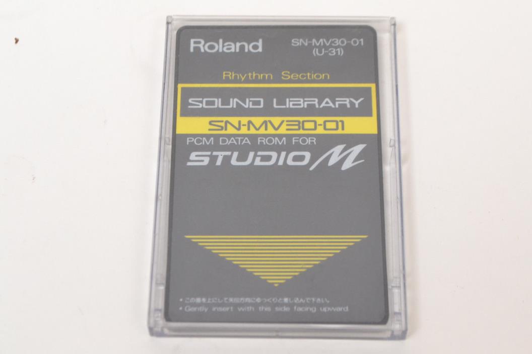 Roland SN-MV30-01 (U-31) Rhythm Section Sound Library Card PCM Data Rom