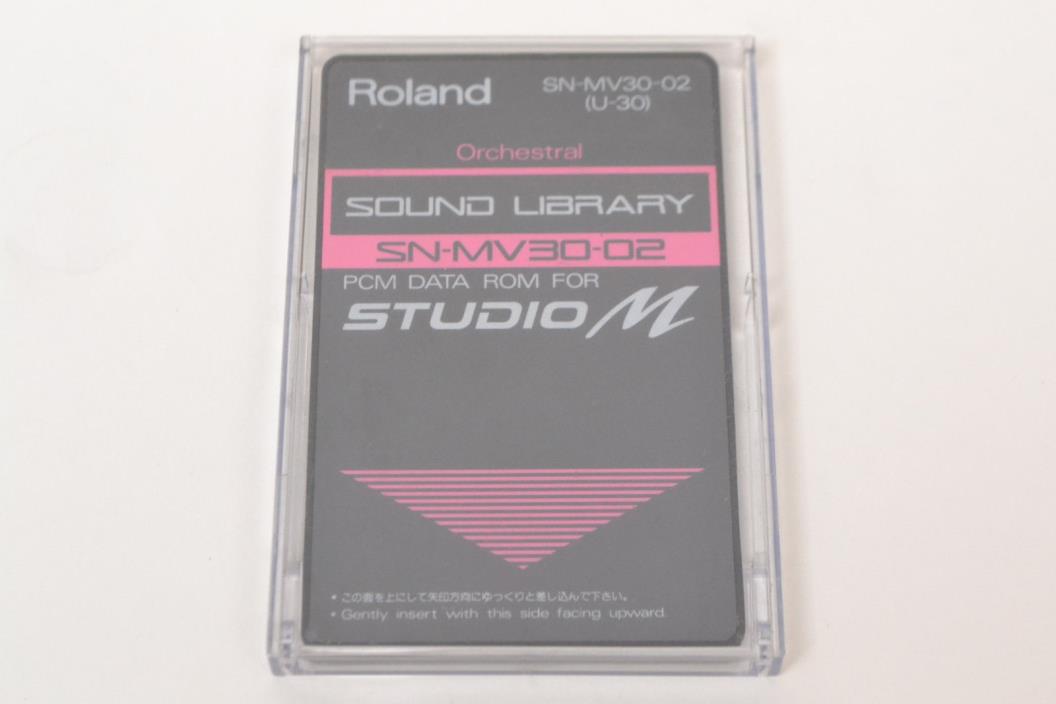 Roland SN-MV30-02 (U-30) Orchestral Sound Library Card PCM Data Rom