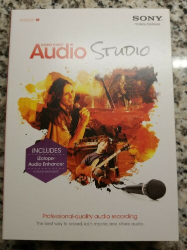 Sony Sound Forge Audio Studio 10 (for Windows 7, Windows Vista) ** New in Bix **