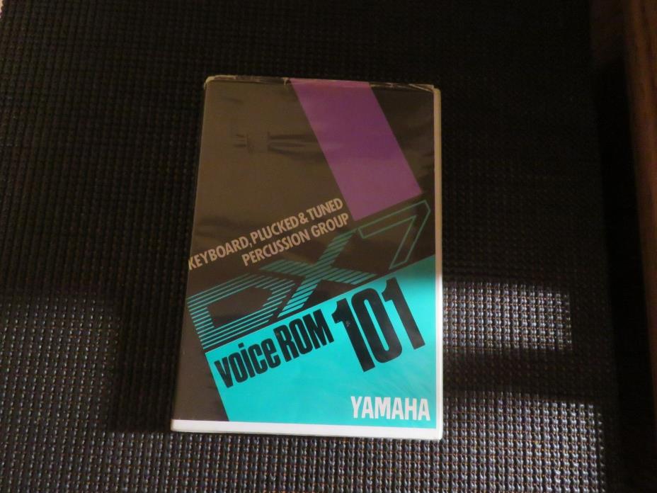 YAMAHA DX7 VOICE ROM VRC-101 KEYBOARD, PLUCKED & TUNED PERCUSSION GROUP