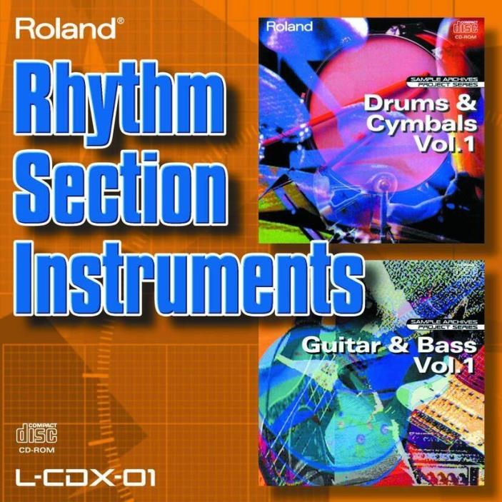 Roland LCDX-01 Rhythm Section Vol-1 Roland & Software Samplers