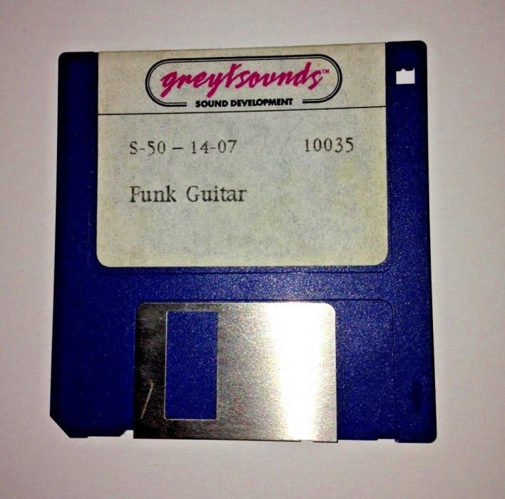 Roland S-50  14-07 Greysounds Sound Development Floppy Disk - Funk Guitar