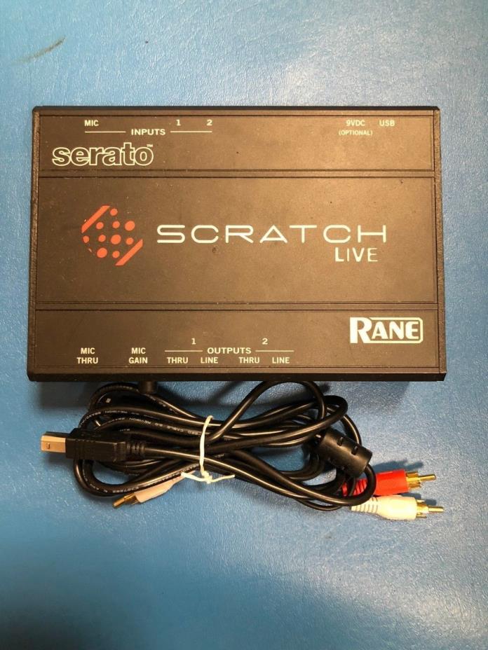 Rane Box Serato Scratch Live USB DJ Interface Unit