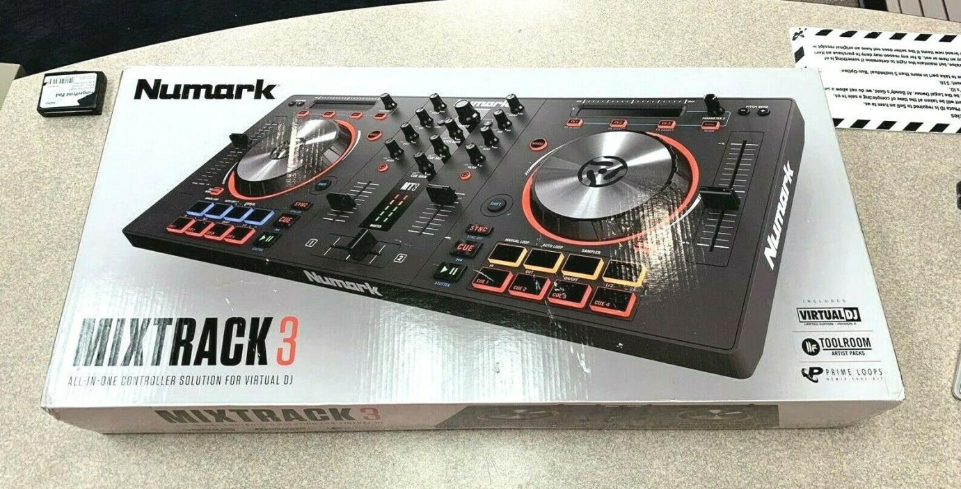 Numark Mixtrack 3 DJ Controller Used Free Shipping