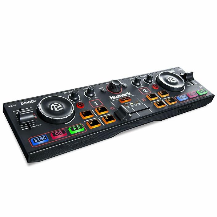 Numark DJ2GO2 | Pocket DJ Controller with Audio Interface