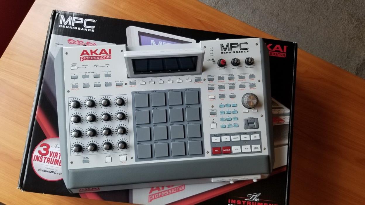Akai MPC Renaissance Music Production Controller PADS in Box CDs Included