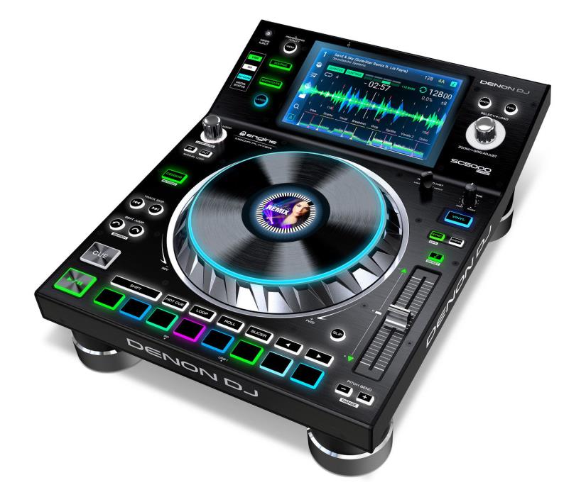 Denon SC5000 Prime  Professional DJ Performance Player with 7 Inch Multi-Touch D