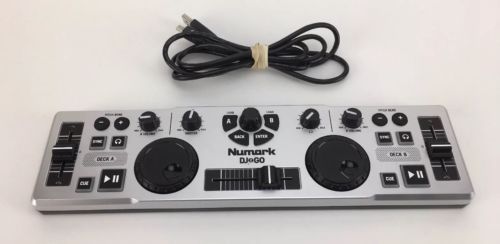 Numark DJ 2 Go Ultra-Portable USB DJ Controller for Mac or PC