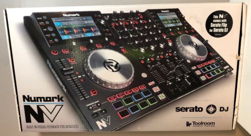 Numark NV Serato DJ Controller - Dual-display 4 Ch Mixer Touch EQ Pads Effects
