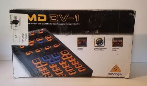 Behringer CMD DV-1 DJ Software Controller (New) DVS-Based MIDI Module