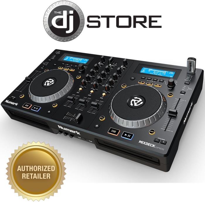 Numark Mixdeck Express DJ Controller with CD USB MP3 Playback (REFURBISHED)