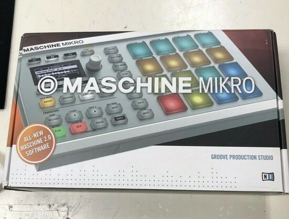 Native Instruments Maschine Mikro MKII Groove Production Studio white mac PC DJ